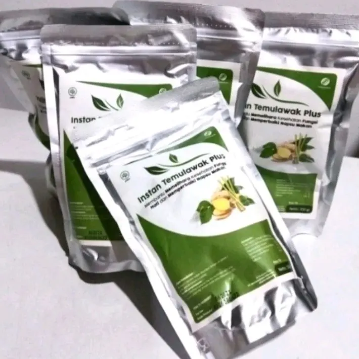 Temulawak Instant Bubuk Menbantu memelihara kesehatan Lever Kembung Fatty Lever Hepatitis Nyeri Lambung Minuman 1
