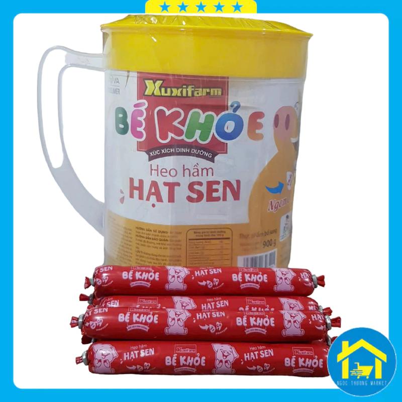 Xúc xích heo Bé Khỏe Xuxifarm 900g (Ca 50 cây x 18g) Cay