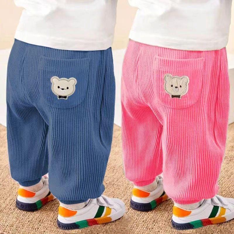 Product Introduction of Quần Dài Bé Trai Và Bé Gái, Bộ Sưu Tập Xuân Thu, Quần Nỉ Cho Em Bé Quần Thể Thao Thường Ngày Quần Bé Gái, Áo Mặc Bên Ngoài Vải Nhung Kẻ, Thích Hợp Cho Trẻ Em, Năm 2023 7