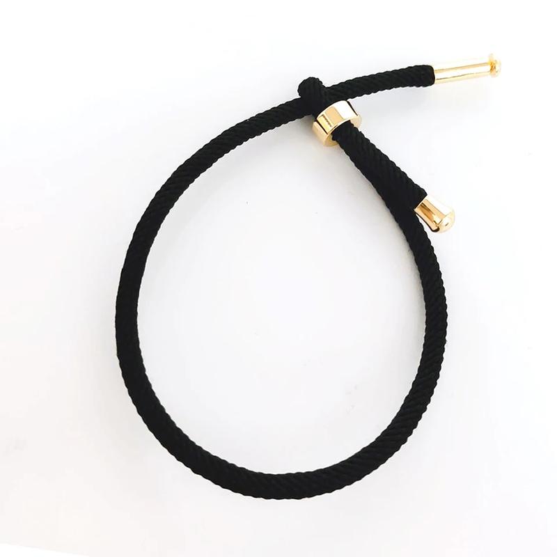 Gelang Tali serut Polos untuk liontin huruf atau Ema BISA COD Pria Bracelets Jewellery 4