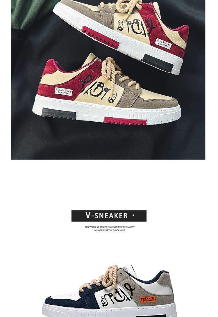 Product Introduction of Men's Shoes Autumn New Student Trend All Competition Sports Shoes Water Design Special Summer Korean Casual Sneakers 3
