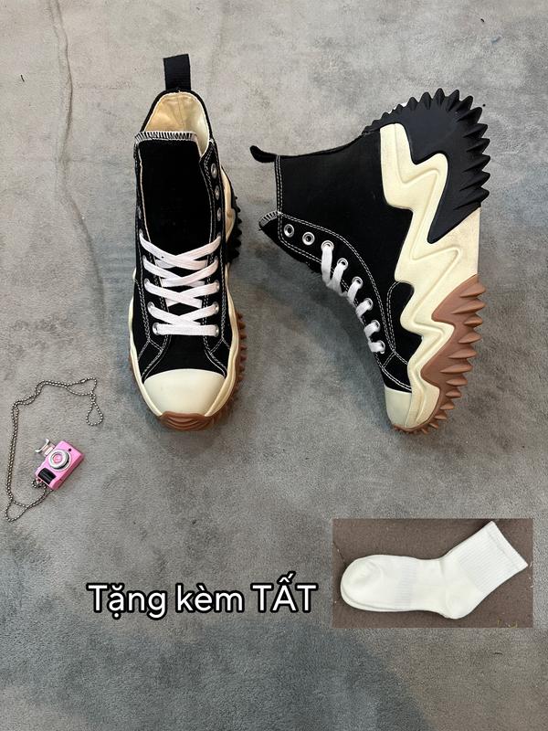 GIÀY THỂ THAO học sinh , sinh viên vải canvas ĐẾ RĂNG CƯA , TẶNG TẤT