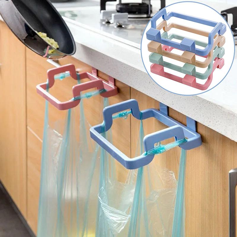 Hanging Trash Bag Rack Garbage Bag Rack Rubbish Bag Storage Rack ...
