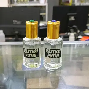 KASTURI PUTIH NOL ALKOHOL ROL ON 12ML,PARFUM SHOLAT BEST SELLER