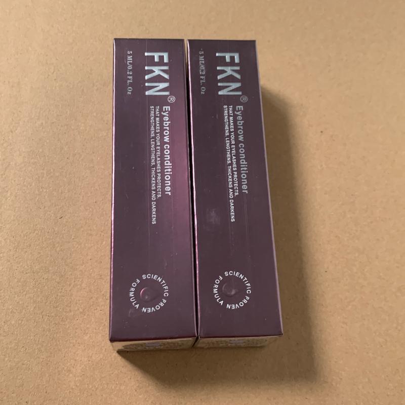 2 CÂY DƯỠNG MÀY FKN (dung tích 5ml/cây, Màu Tím) dạng Serum, hỗ trợ mọc dày, đen rậm sợi mày, dài sợi mày nuôi dưỡng chắc khỏe Mỹ Phẩm 4