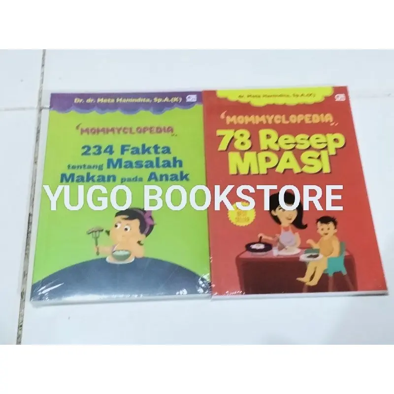PAKET 2 BUKU 78 RESEP MPASI DAN 234 FAKTA TENTANG MASALAH MAKAN PADA ANAK ORIGINAL FULL COLOUR 0