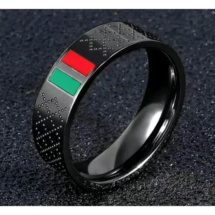 cincin titanium terlaris motif tercantik warna  Emas Putih Rings Elegan 0