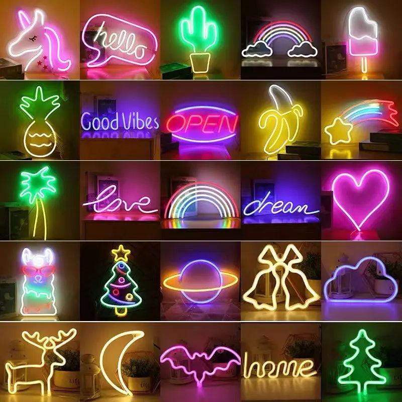 Đèn led neon trang trí nhiều mẫu lựa chọn 0