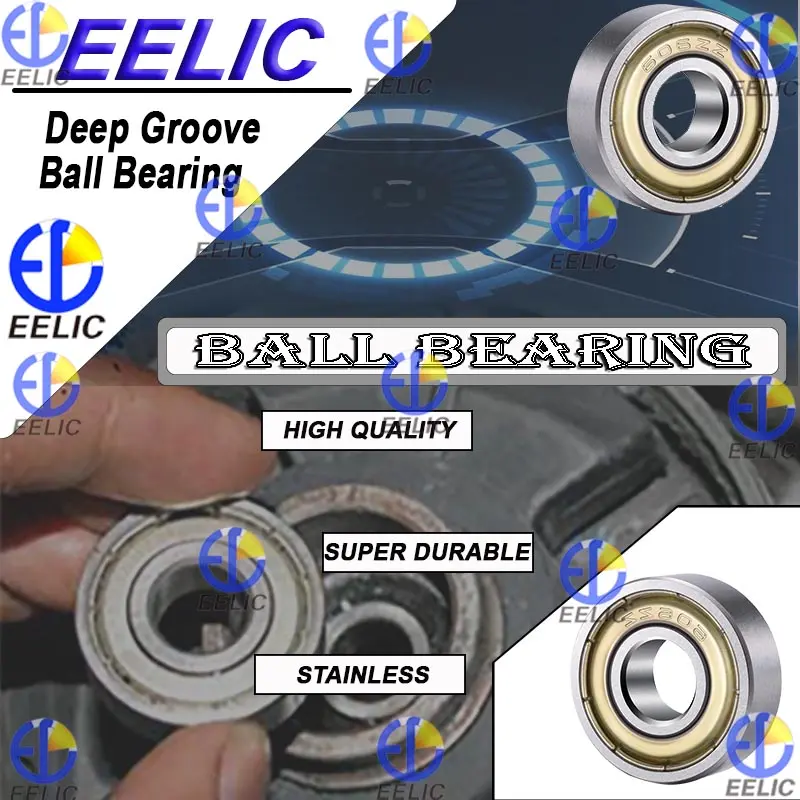 EELIC BEK-606ZZ ISI 1 PCS bearing ball bearing motor bearing yoyo bearing spiner bearing bahan metal berkualitas tinggi. 5