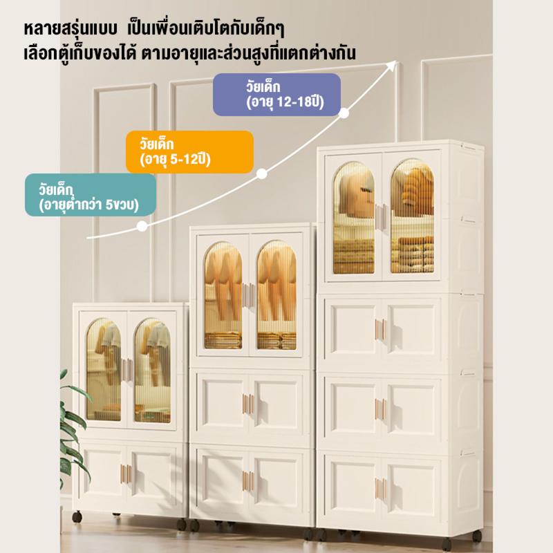 Product Introduction of COD 75/65cm ตู้เสื้อผ้าเด็ก ตู้เสื้อผ้า พับเก็บได้ พร้อมล้อเลื่อน ติดตั้งง่าย มีประตูโปร่งใสแม่เหล็ก ความจุสูง พื้นที่จัดเก็บ ความจุใหญ่ พับได้ ไม่ต้องประกอบ ตู้เสื้อผ้ามินิมอลikea ตู้เสื้อผ้าโอฬารวินเทจ ตู้อิเกีย ตู้อิเกีย ตู้เสื้อผ้าคิตตี้ผู้ใหญ่ 16