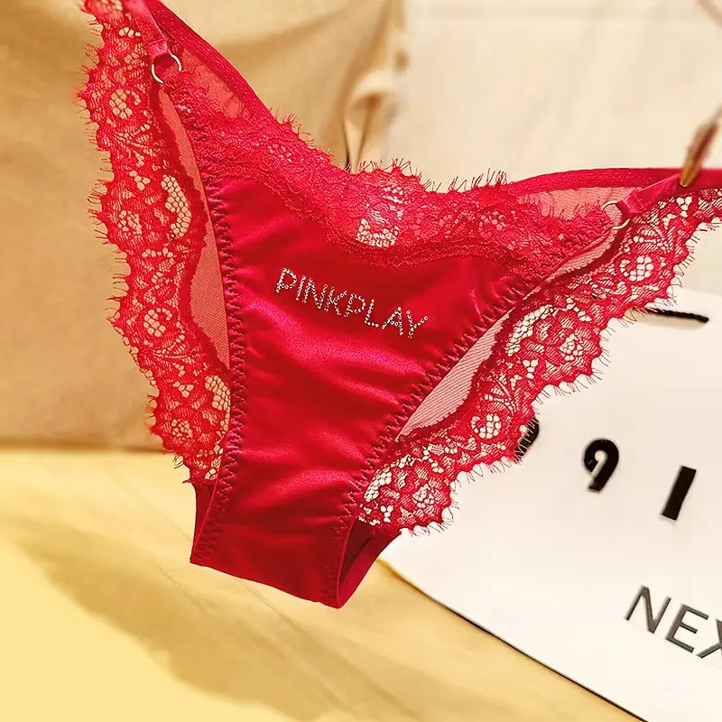 QUẦN LÓT NỮ VẢI LỤA SATIN KẾT HỢP VẢI LƯỚI XUYÊN THẤU, VIỀN REN SEXY, CÁ TÍNH PHONG CÁCH HIỆN ĐẠI