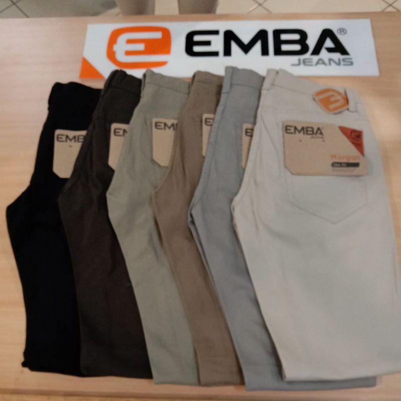 𝐄𝐌𝐁𝐀 Celana Emba Jeans Original Pria / Morgan Slim Fit 0