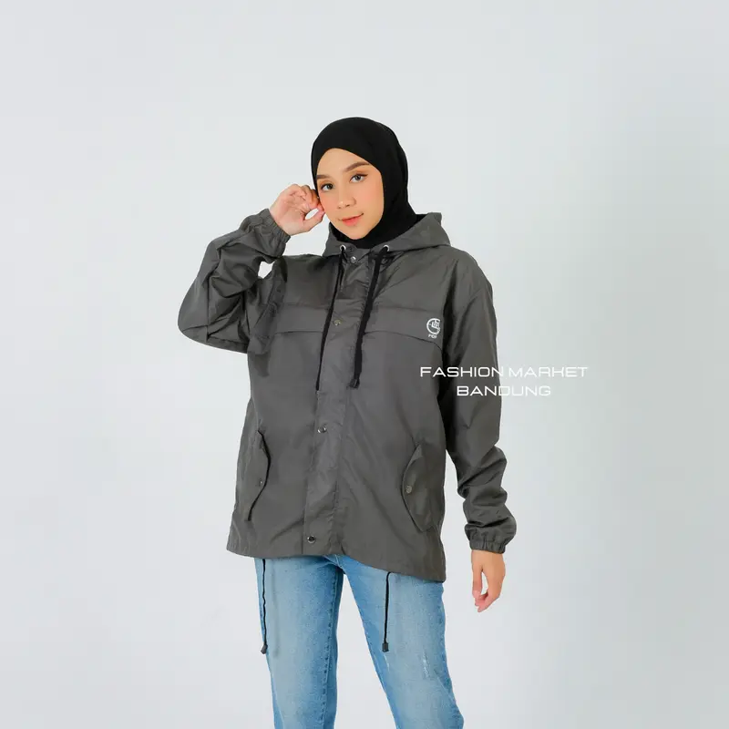 Jaket Parasut Wanita Waterproof Model Sinai Size M L XL XXL Original FCF / Jaket Wanita Outdoor 6