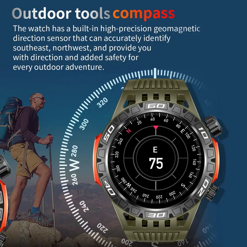 Multifunctional Smart Watch, Fashion Digital Watch with Wireless Call/Dial, Multi-sport Mode Sports Watch for Women & Men 5