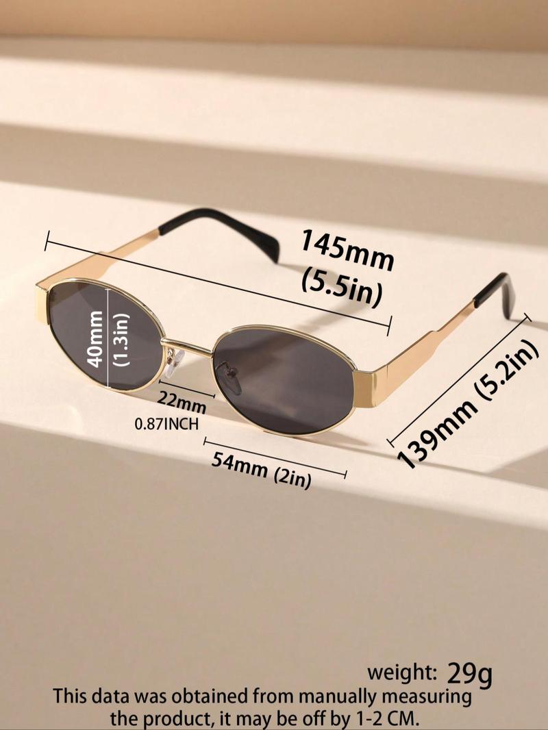 Product Introduction of Women's Tortoise Oval Frame Sunglasses, Trendy Casual Sunglasses for Everyday Use, Fashion Accessories for Outdoor Activities 6
