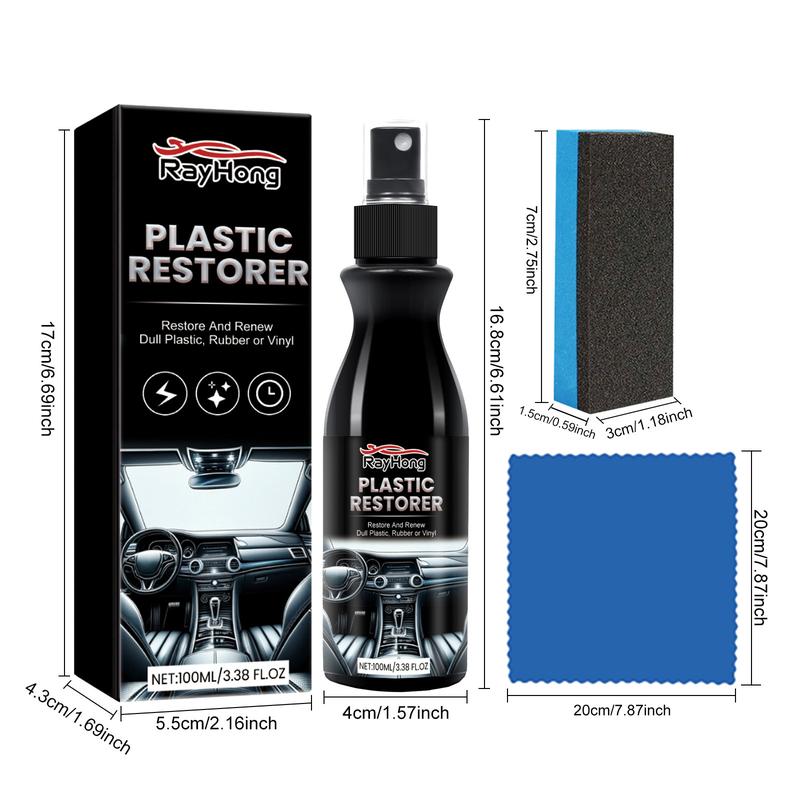 Product Introduction of Revamp your car interior with Rayhong Plastic Renewal Agent 0