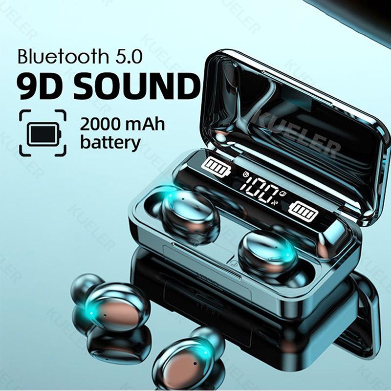  Tai nghe Bluetooth F9-5 TWS có Mic có thể được sử dụng làm Pin Dự Phòng di động. Loa Bluetooth Âm Thanh Rõ Ràng Và Lớn Không Bị Biến Dạng Nhạc 8D Sạc Nhanh Tuổi Thọ Pin Lâu Dài Thích Hợp Cho Thể Thao Hàng Ngày Và Sử Dụng Ngoài Trời Cầm Tay 