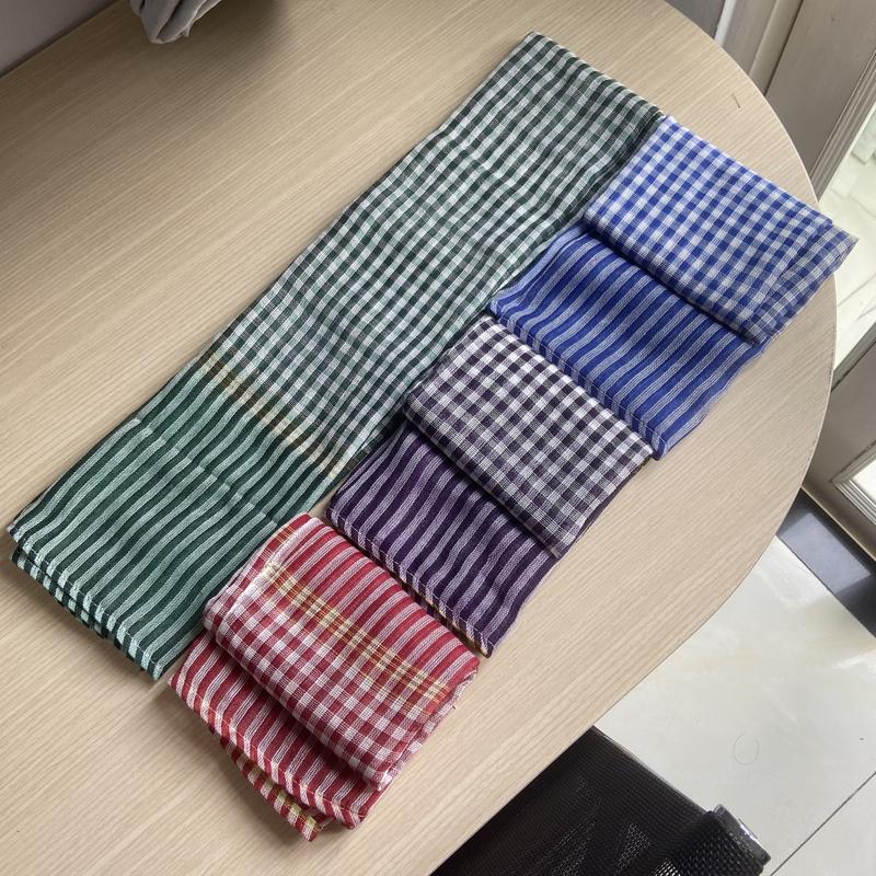  Khăn Rằn Nam Bộ Nhiều Màu Sọc Caro Thấm Mồ Hôi Che Nắng Dùng Cho Nam Nữ Diện Văn Nghệ Gọn Nhẹ Tiện Lợi 