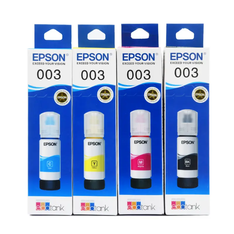 หมึกเติมแท้ Original Epson 003 Ink 003 หมึก Ecotank L3250 L3210 เครื่องพิมพ์สี Epson L3556 L3256 L3110 L3116 L5190 L3150 L1210 L5290 L5296 L1250 L3156 L3101  หมึกเครื่องพิมพ์สี หมึก พิมพ์ printer  epson wifi เครื่อง  ปริ้น printer  epson เครื่อง  ปริ้น