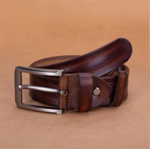 Product Introduction of 2024 New Crocodile Pattern Belt Men's High-End Belt Wholesale First Layer Cowhide Smooth Buckle Casual Belt Pant Belt 23