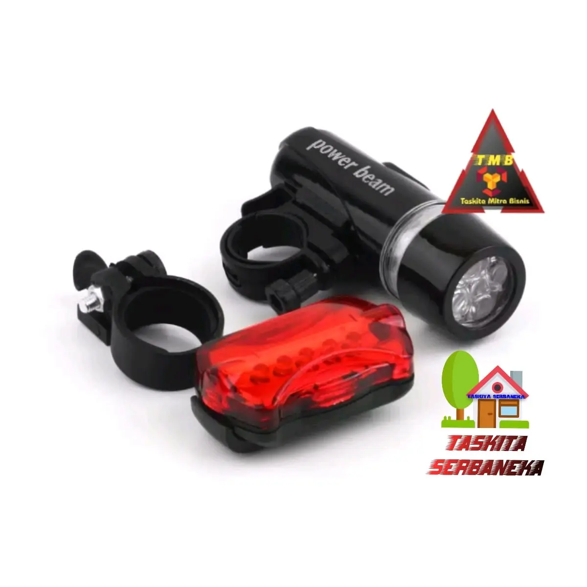 Set Lampu Sepeda Depan Belakang