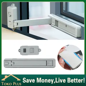 Window safety lock anak pengunci jendela geser tanpa bor kabel baja stainless pengaman apartemen high rise untuk bayi balita pintu jendela dan lemari
