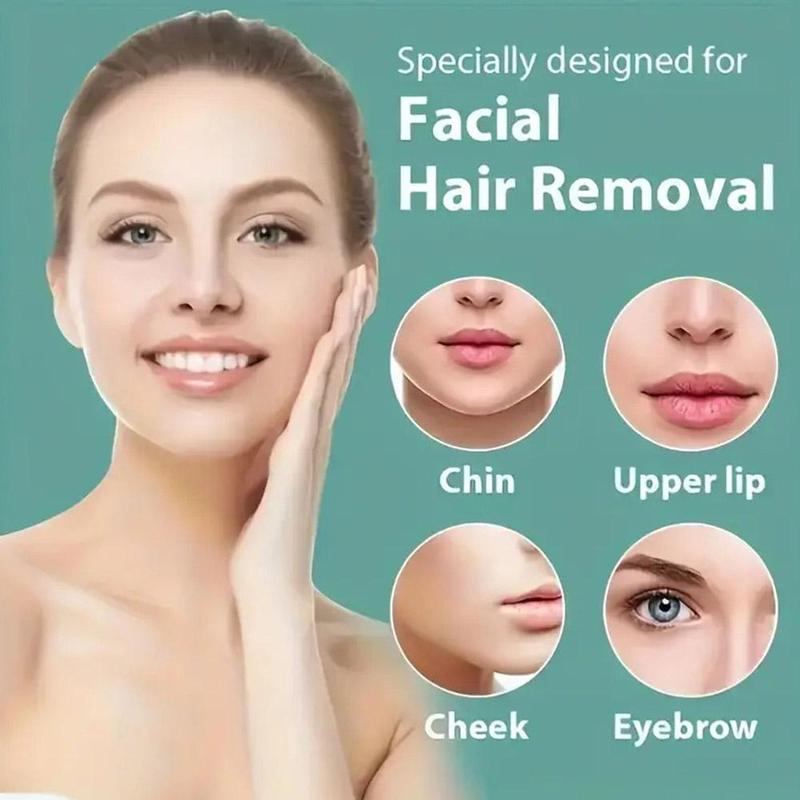 Product Introduction of Bộ tẩy lông bằng giấy sáp, cho toàn thân, tẩy lông môi, dưỡng ẩm, bao gồm bông giấy, F6V8 28