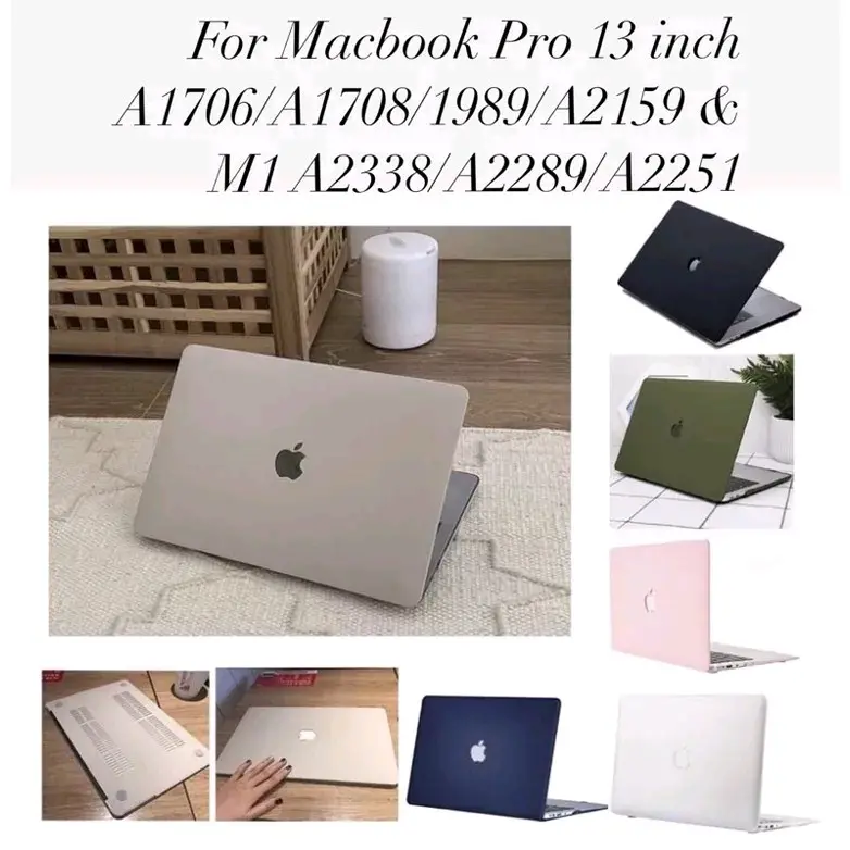 Casing Shell Case Cover Hardcase Macbook Pro 13 Inch A1706/A1708/A2159/A1989/A2251/A2289