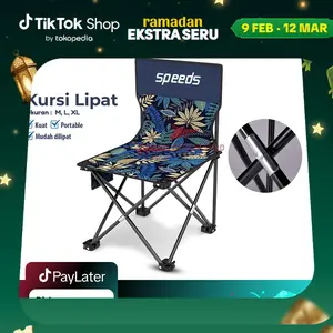 SPEEDS Kursi Lipat Camping Kursi Lipat Outdoor Portable Kursi Gunung Bangku 031-12-13-14