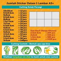Gambar Cetak Stiker Label A3 | Cetak Stiker Chromo Fasson GROSIR dari OHPRINT Kota Tangerang Selatan 3 Tokopedia