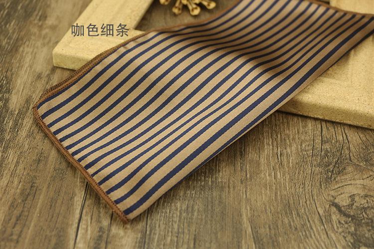Product Introduction of 23cm Classic Retro Light Gold Champagne Coffee Pocket Square Cashew Pattern Jacquard Handkerchief Accessories for Men Business Gift Suit Banquet Wedding 20