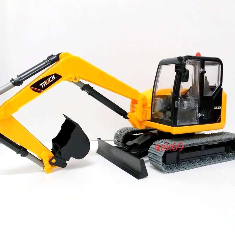 Mô Hình Máy Xúc, Kích Thước Thu Nhỏ, Thiết Kế Cắn Crot, Xoay, Mô Hình Công Việc…