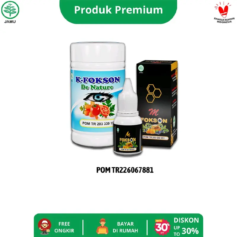 K-FOKSON BONUS MFOKSON PRODUK MATA BURAM - MINUS - MINES - GLUKOMA / MATA BERLEMAK - PANDANGAN BERBAYANG - KATARAK - SILINDER-RABUN SENJA JAUH DEKAT-MATA GATAL BERAIR adalah paket kesehatan mata yang bisa membantu meringankan gejala sakit mata Eye 0