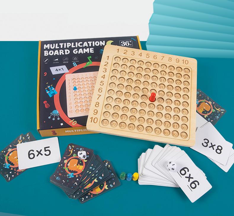 Product Introduction of Beringin Toys Multiplication Board Game / Mainan Berhitung Anak / Mainan Edukasi Anak / Belajar Berhitung Kayu 21