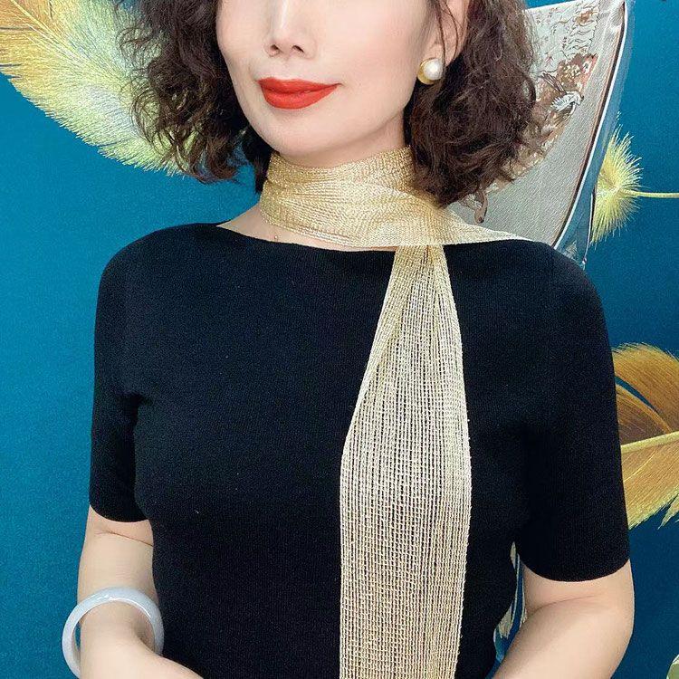 Product Introduction of Khăn Ruy Băng Phù Hợp Mọi Mùa, Duyên Dáng Và Thời Trang, Thích Hợp Cho Mùa Hè Của Phụ Nữ, [Ai Mei] 4