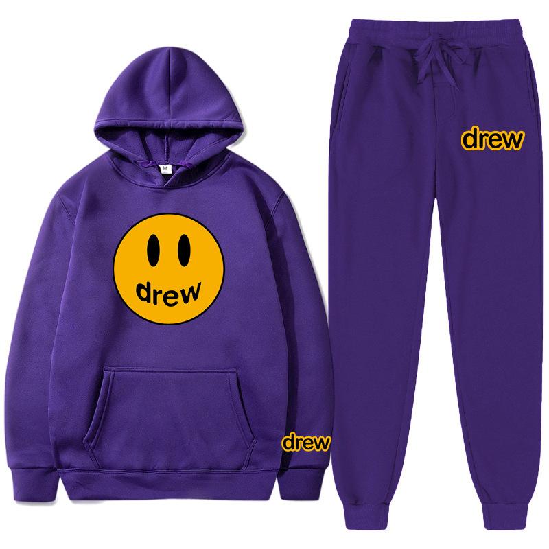 Product Introduction of Bộ Đồ Thể Thao Justin Bieber Drew, Dành Cho Nam, Thiết Kế Mặt Cười, Bộ Đồ Đi Chơi Dành Cho Nam 14