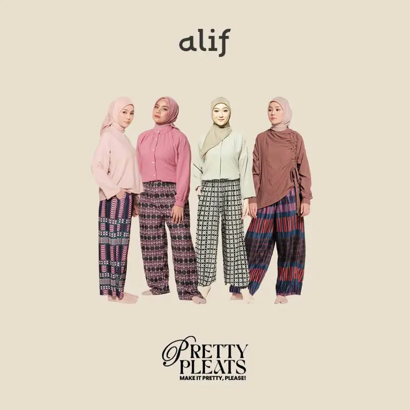 ALIF PRETTY PLEATS CELANA PLEATS MOTIF - CITY LIGHT COLLECTION 0