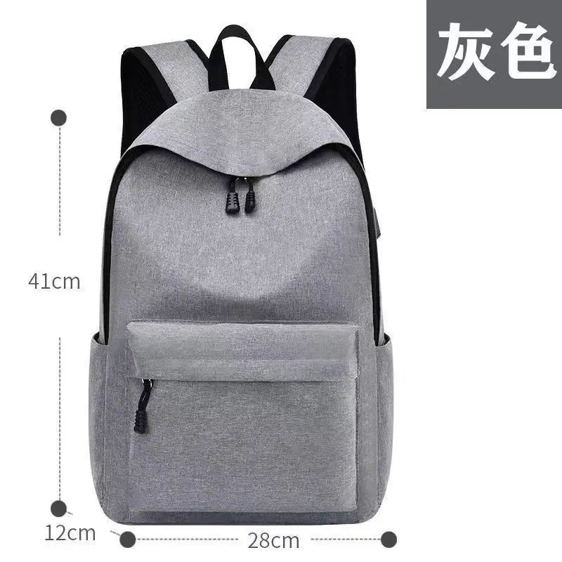Ba Lô Giá Rẻ, Unisex, Thích Hợp Cho Học Sinh Trung Học Cơ Sở, Túi Du Lịch Nhẹ, Thiết Kế Đơn Giản, Đa Năng 8