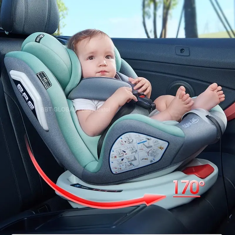 [CAR SEAT] Ghế ngồi ô tô cho bé xoay 360 độ, an toàn cho trẻ sơ sinh tới 12 tuổi GX303 6