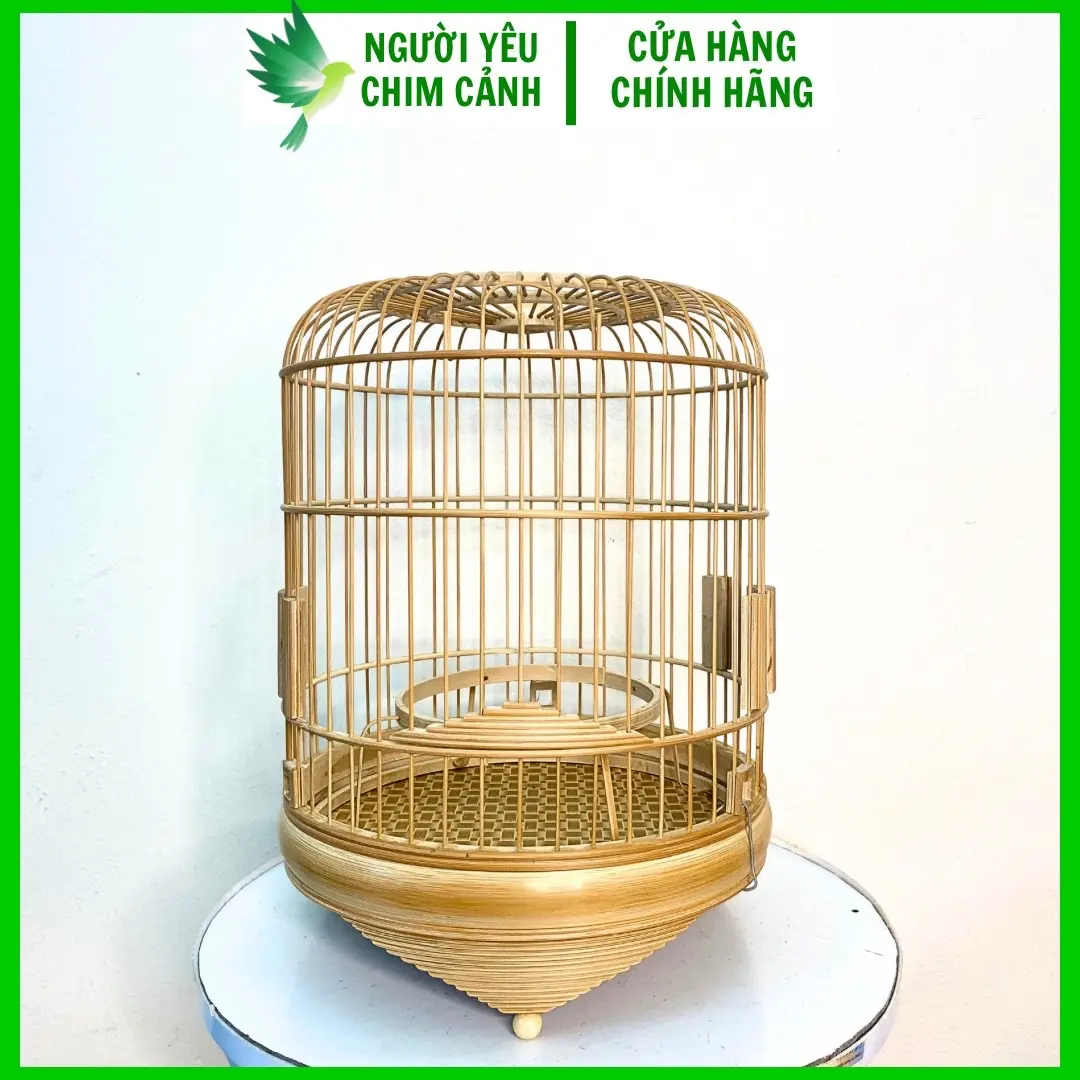 LỒNG CHIM KHUYÊN LÙN DŨI DỪA CẠP LIỀN TRÚC GIÀ MÀU TRÚC TỰ NHIÊN