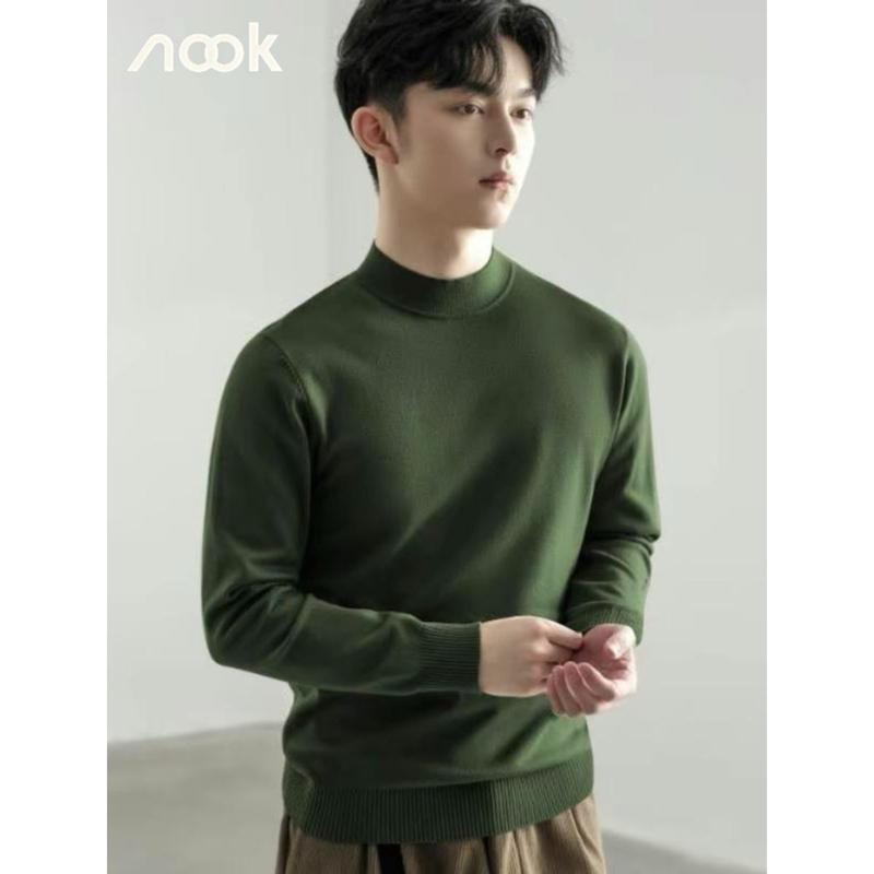 Áo len nam nữ cổ 3 phân cao cấp phong cách, áo len lông thỏ chất lượng - Menswear Lưng Cao AL09 áo  len tăm áo  len 5