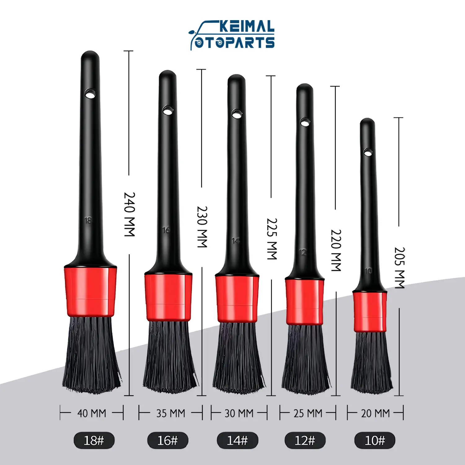 Kuas 5 in 1 Detailing Set Clean Sikat Pembersih Sela Celah Interior Mobil Brush Cuci Motor Mobil Multifungsi