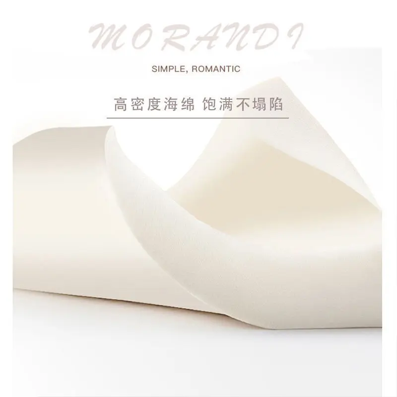 Đệm Đầu Giường, Đầu Giường Túi Mềm, Bọc Đầu Giường Tatami, Phong Cách Hiện Đại Và Đơn Giản, Đệm Lưng Người Đôi Ins, Có Thể Tháo Rời Và Giặt Được 3