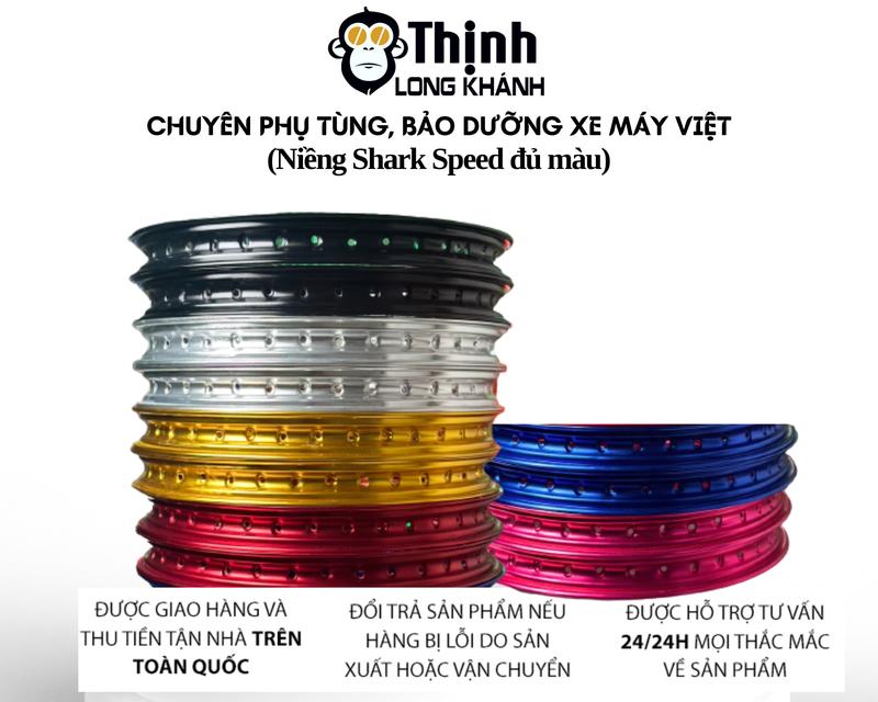  NIỀNG SHARK SPEED  1 CẶP  - Khung Vành phụ kiện xe máy 