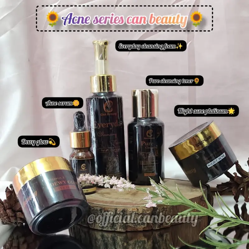 Can Beauty Paket Acne Original BPOM Resmi - Memutihkan, Mengatasi Jerawat dan Bekasnya - Remaja, Facial, Berminyak, Totol, Berjerawat, Kusam, Wajah, Kering 3