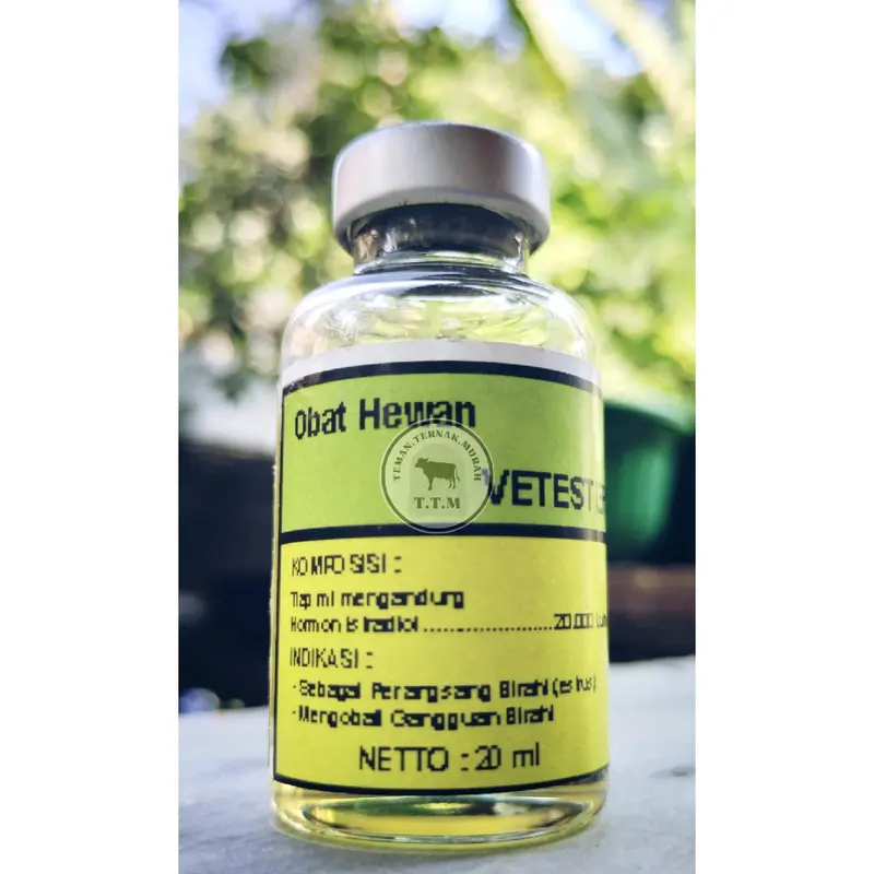 Pemacu birahi sapi-Vetesteron 20 mL-Pemacu birahi kambing 3