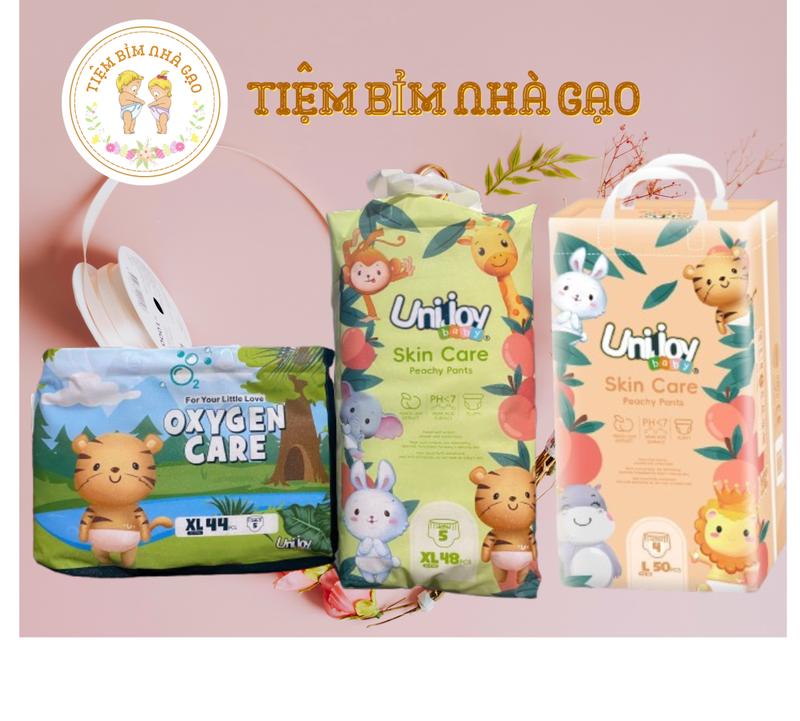 [Unijoy quà hấp dẫn] Tã Bỉm Unijoy thương hiệu Mỹ không hăm, chống tràn, thấm hút hô ráo, được công nhận là kiểm tra da liễu nên cực kỳ an toàn cho bé khi sử dụng. bỉm hằngdumục mieng lot momo diamond bỉm  tặng