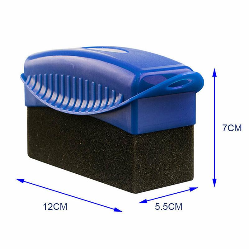 Product Introduction of Car Wheel Polishing Waxing Sponge Washing Cleaning Tire Contour Brush With Cover ABS Dressing Applicator Pads Detail Accessories 5