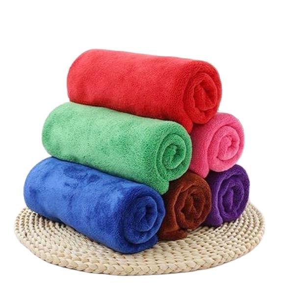 Bộ 10 khăn Gội cao cấp KT 35x75cm, chống phai màu, sử dụng cho gia đình, tiệm Spa, Nail Nhà Tắm Nhà Tắm Khăn Tắm