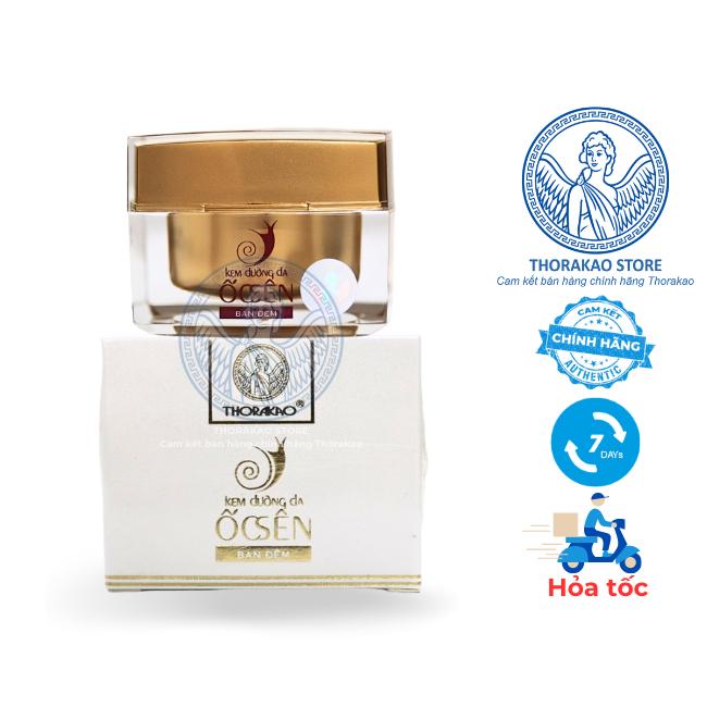 Kem Dưỡng Da Ốc Sên BAN ĐÊM 30g Thorakao giảm mờ thâm nám giảm nếp nhăn MẪU MỚI - Thorakao Store.